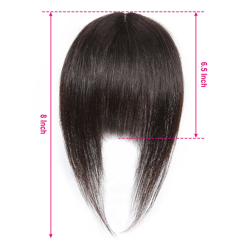 YYONG Bangs Hair Clip In Bangs Real Human Hair French Bangs