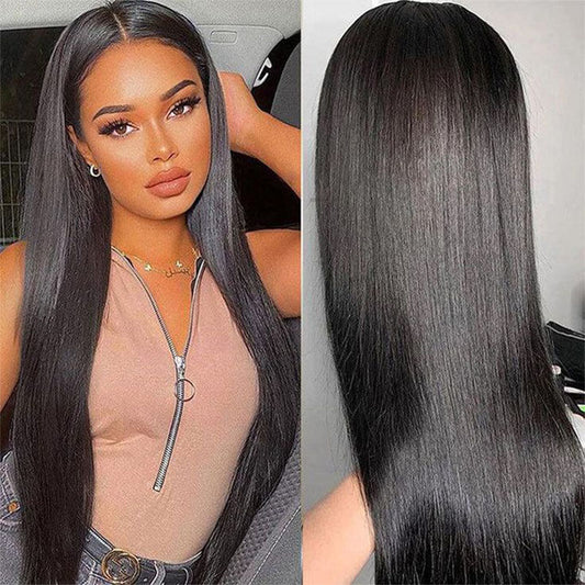 YYONG Straight Hair 6x6 Lace Closure Wigs Human Hair Wig