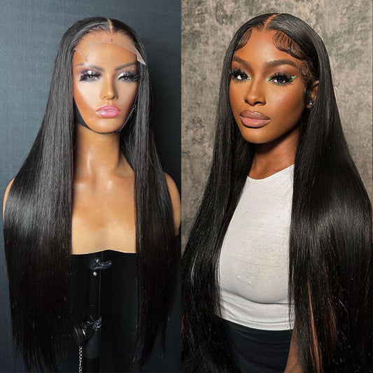 YYONG Straight 4x4/ 5x5 Lace Closure Wigs Human Hair Wigs