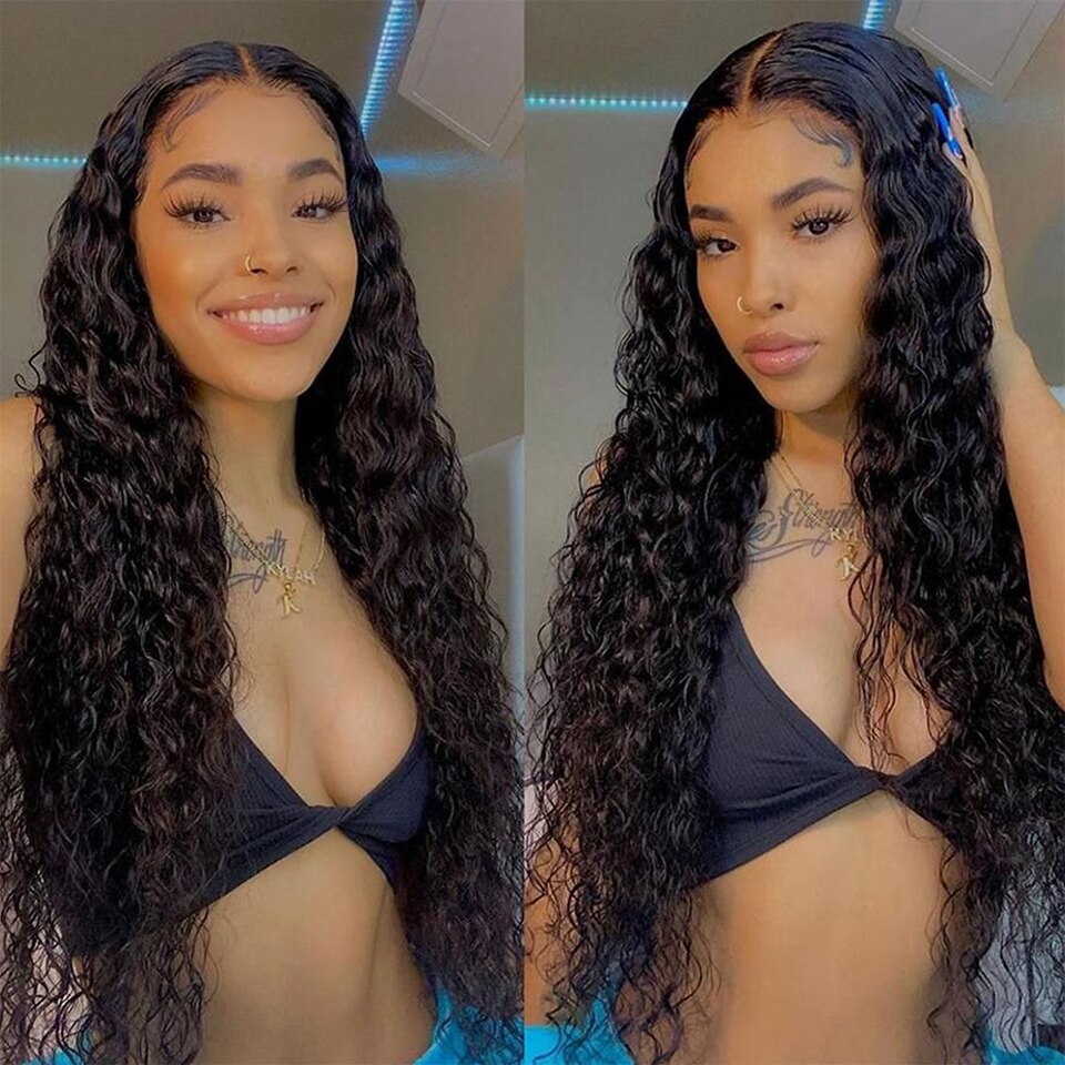 YYONG Water Wave 3 Bundles With Closure 100% Human Hair