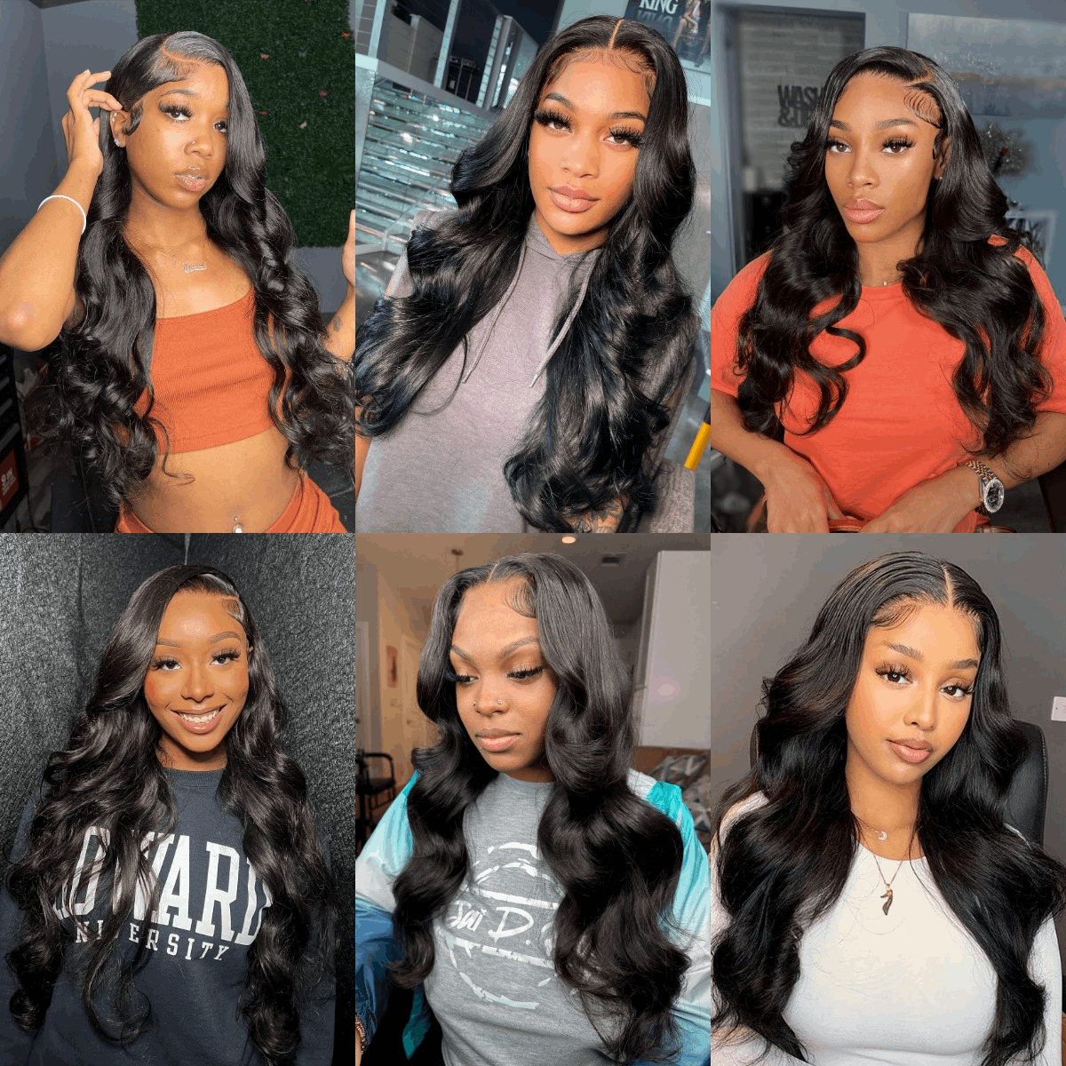 YYONG Body Wave 13x4 Lace Front Wigs Human Hair Wigs