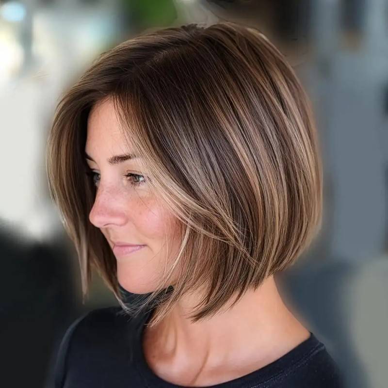 YYONG 8-16 Inch Highlight Bob Wig Human Hair 180 Density Highlight 13x4  Lace Front Wigs Omber P4/27 Human Hair Bob Wigs