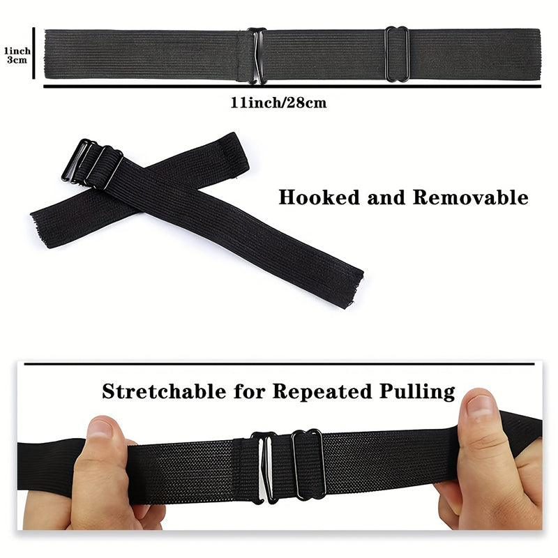 YYONG Black Adjustable Elastic Band For Wigs