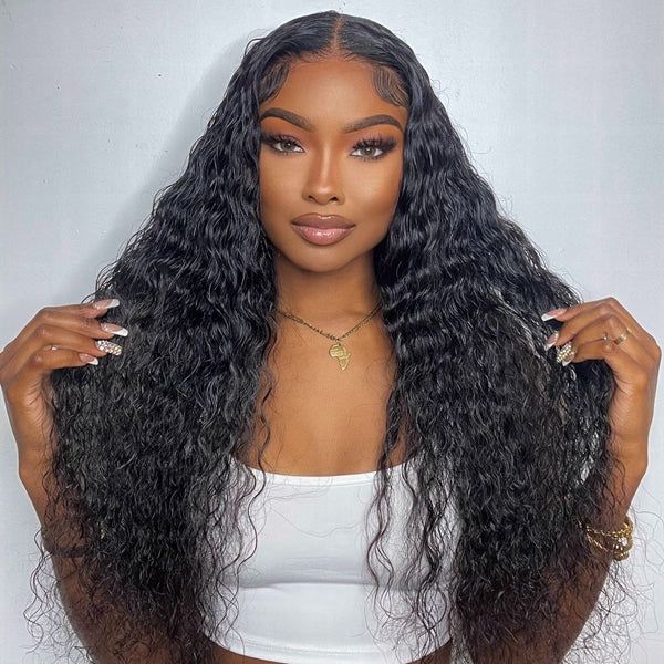 YYONG Water Wave 13x6 Lace Front Wigs Human Hair Wigs