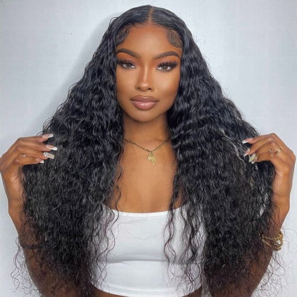 YYONG Water Wave 13x6 Lace Front Wigs Human Hair Wigs