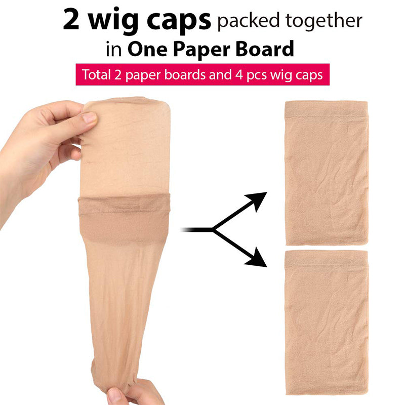 YYONG 2pc Skin Tone Wig Caps