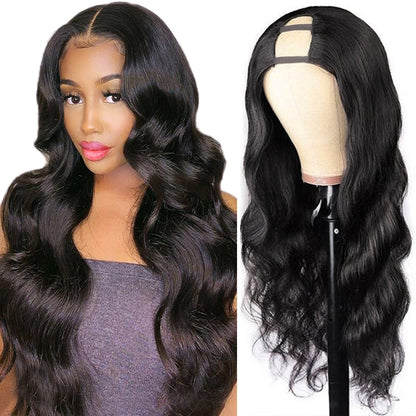 YYONG Body Wave U Part Wigs Human Hair Wigs V part Wigs