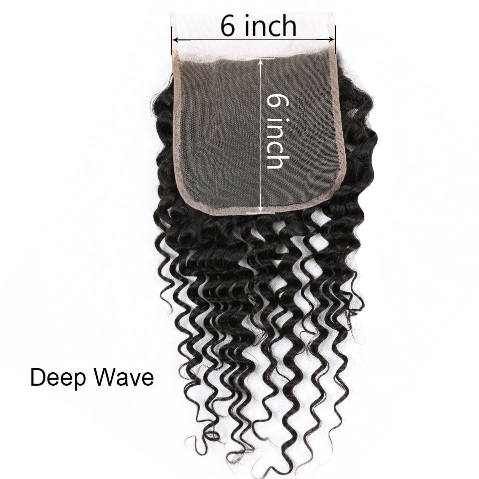 YYONG 6x6  Lace Closure Human Hair Closure