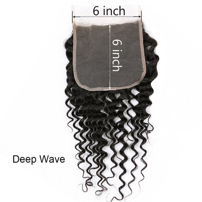 YYONG 6x6  Lace Closure Human Hair Closure