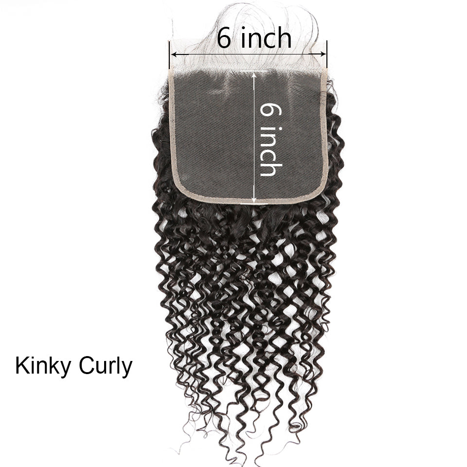 YYONG 6x6  Lace Closure Human Hair Closure