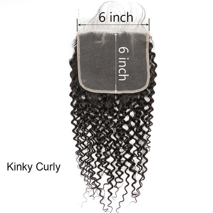YYONG 6x6  Lace Closure Human Hair Closure