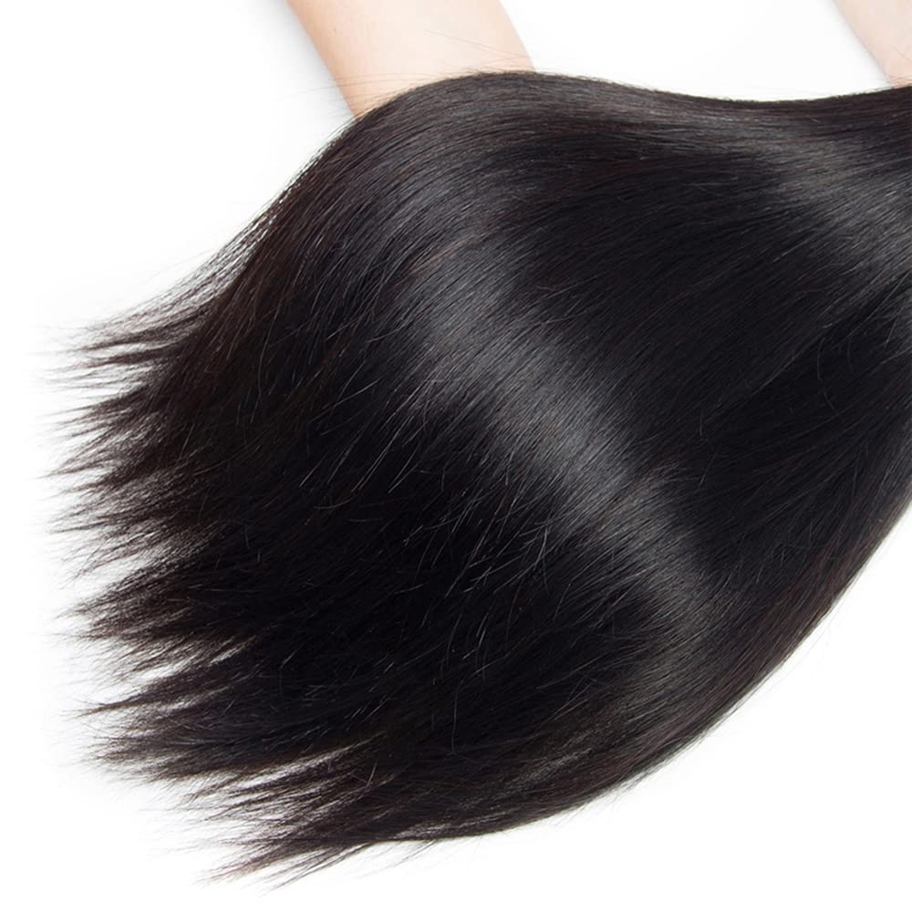 YYONG 3Pcs Straight Virgin Human Hair Bundles