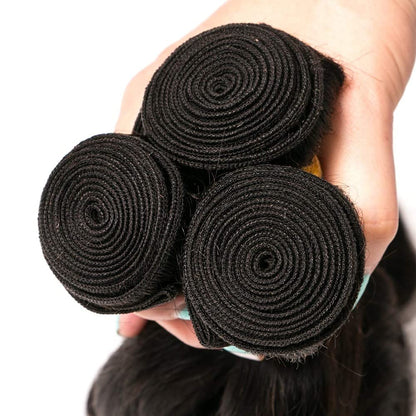 YYONG 3Pcs Straight Virgin Human Hair Bundles