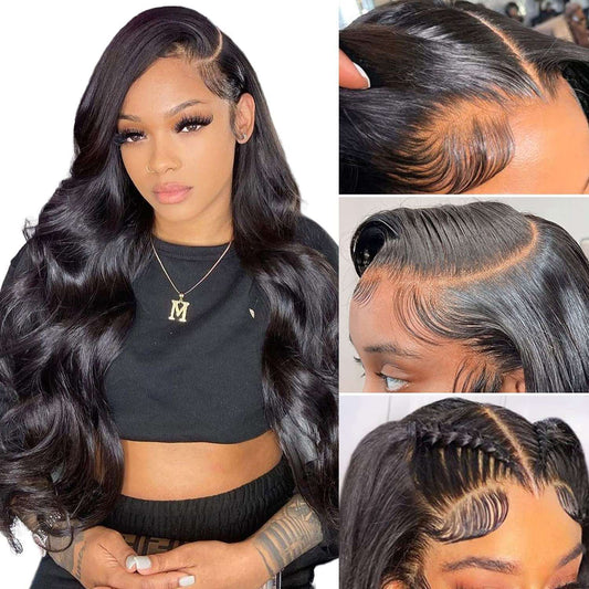 YYONG Body Wave 13x6 Lace Front Wigs Human Hair Wigs