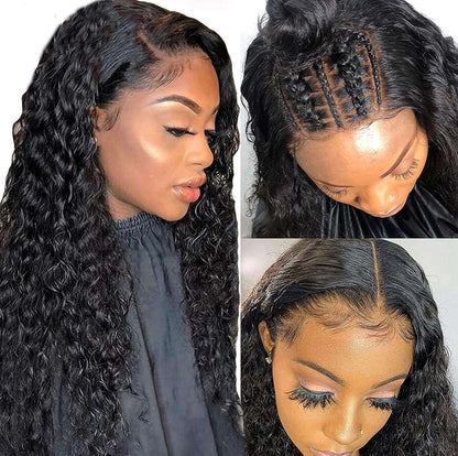 YYONG Deep Wave 4x4/ 5x5 Lace Closure Wigs Human Hair Wigs