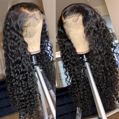 YYONG Water Wave 13x6 Lace Front Wigs Human Hair Wigs