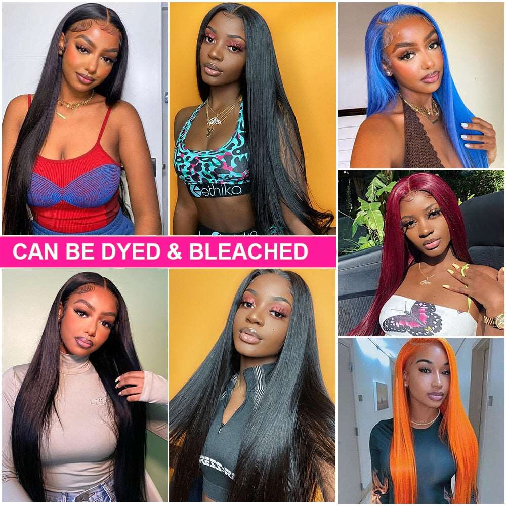 YYONG Straight 13x6 Lace Front Wigs Human Hair Wigs