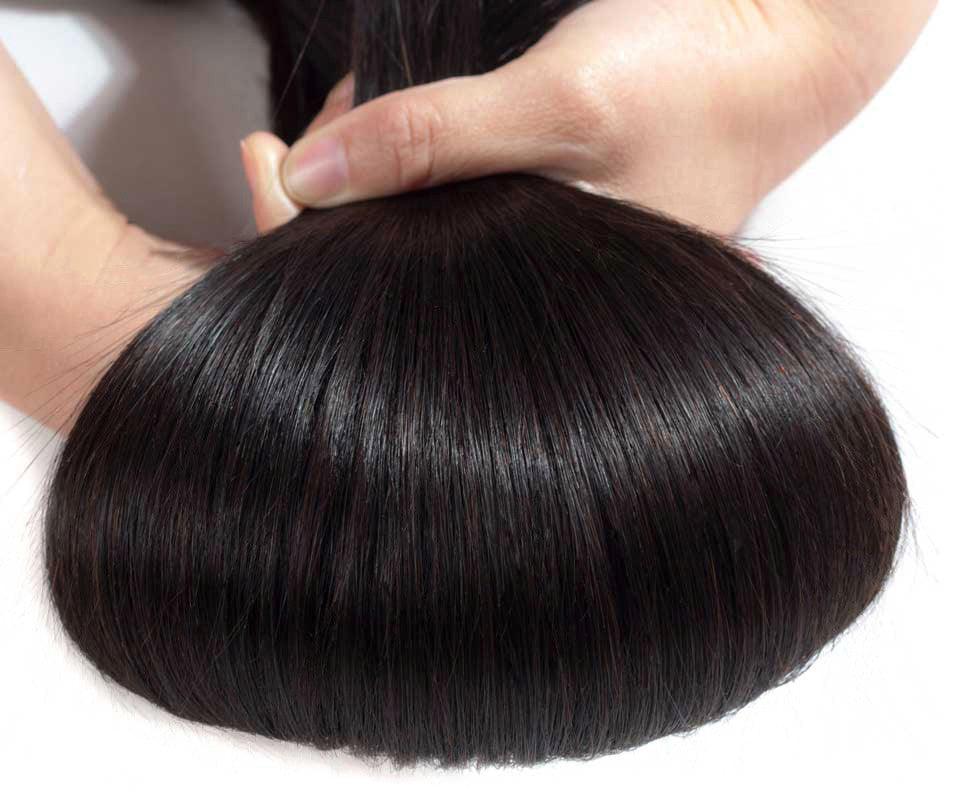 YYONG Straight Hair 3 Bundles With 5x5 Closure 100% Human Hair