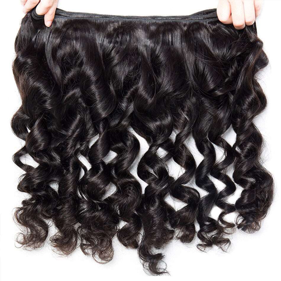 YYONG 3Pcs Loose Wave Virgin Human Hair Bundles