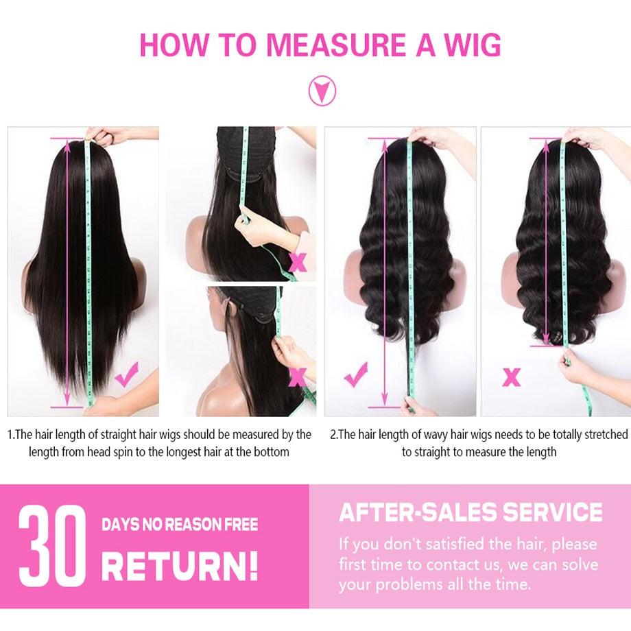 YYONG Body Wave 13x4 Lace Front Wigs Human Hair Wigs