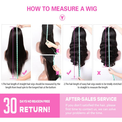 YYONG Body Wave 13x4 Lace Front Wigs Human Hair Wigs
