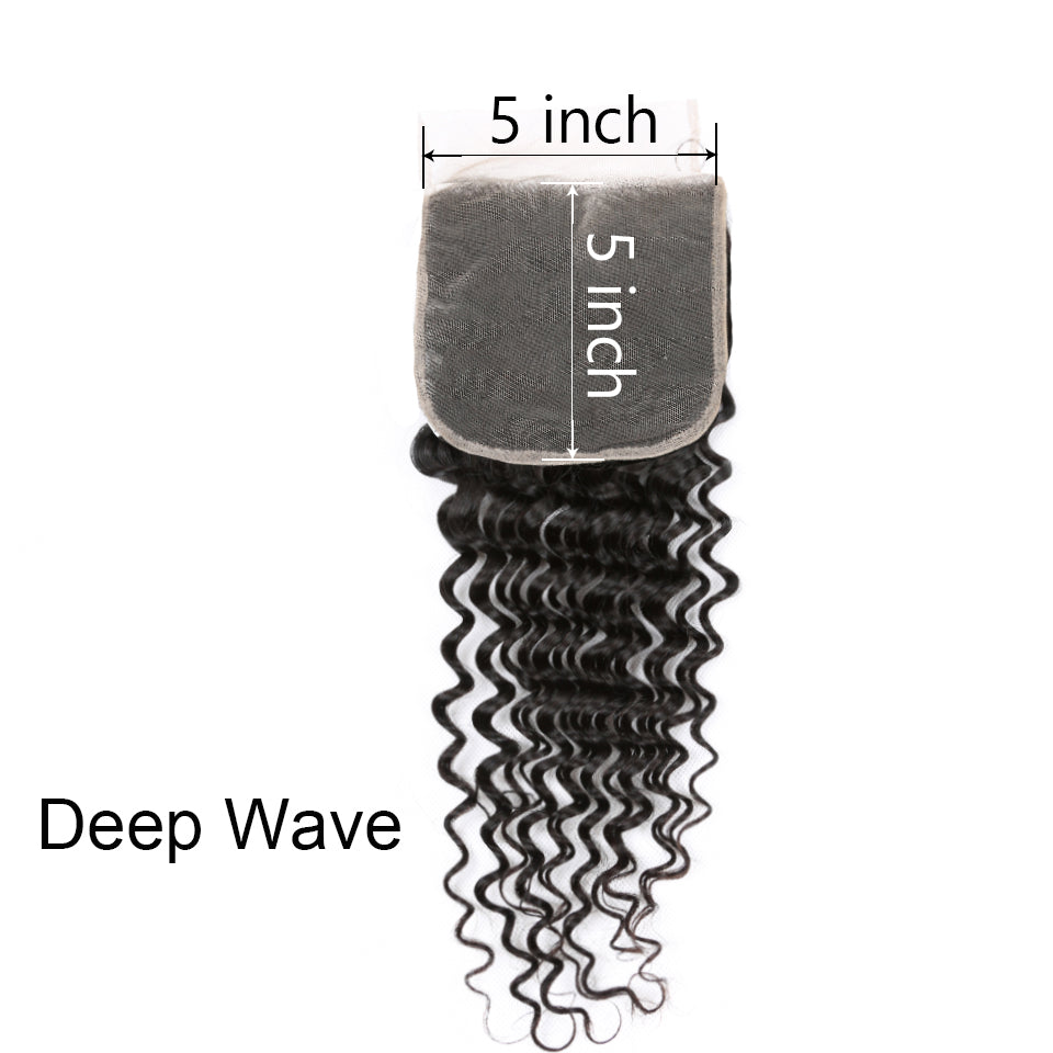 YYONG 5x5  Lace Closure Human Hair Closure