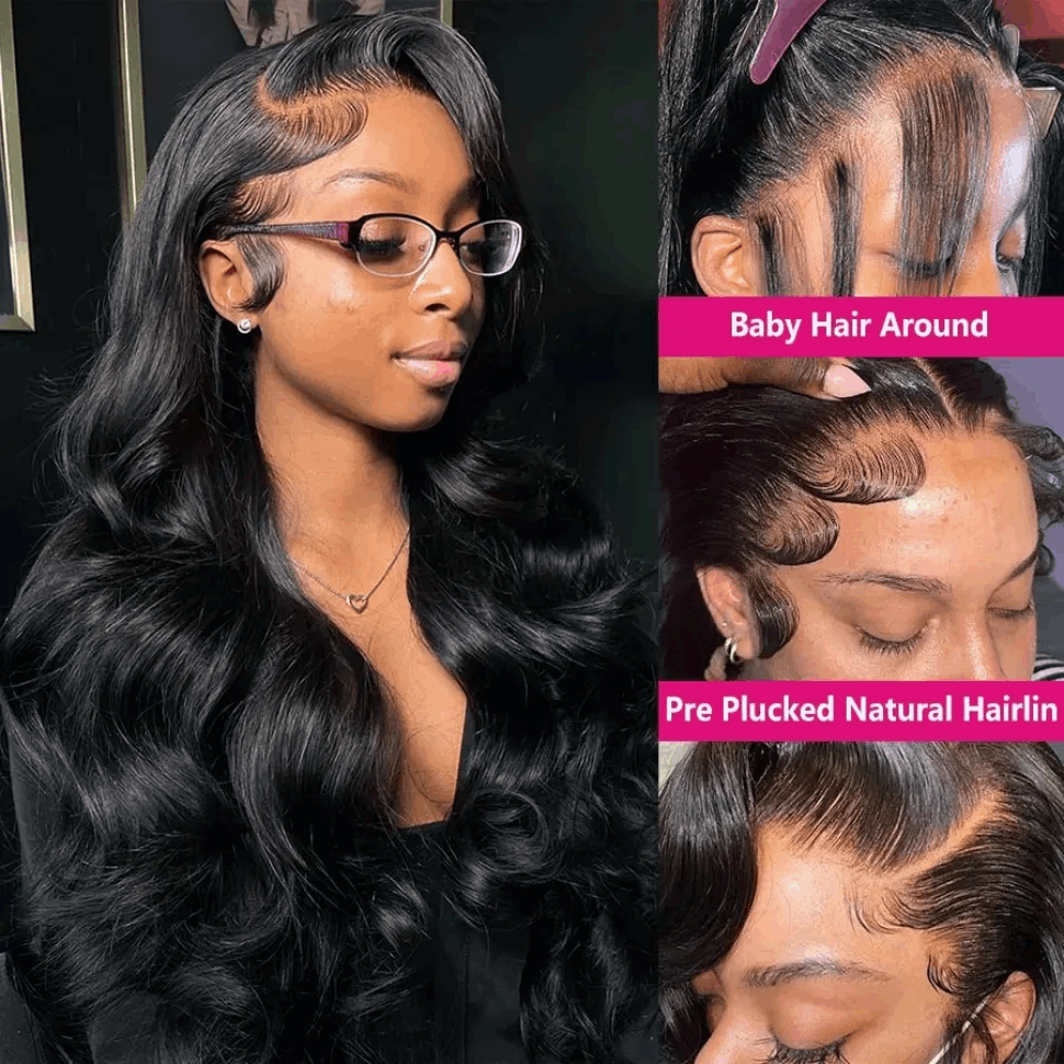 YYONG Body Wave 13x4 Lace Front Wigs Human Hair Wigs