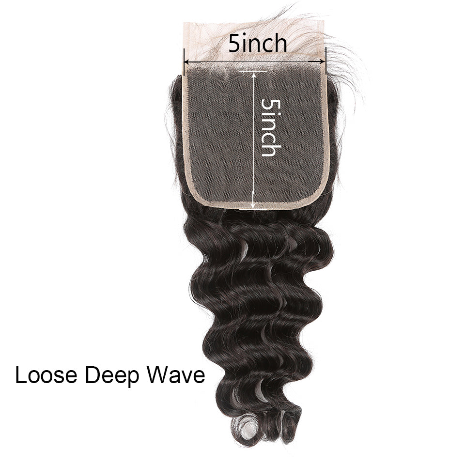 YYONG 5x5  Lace Closure Human Hair Closure