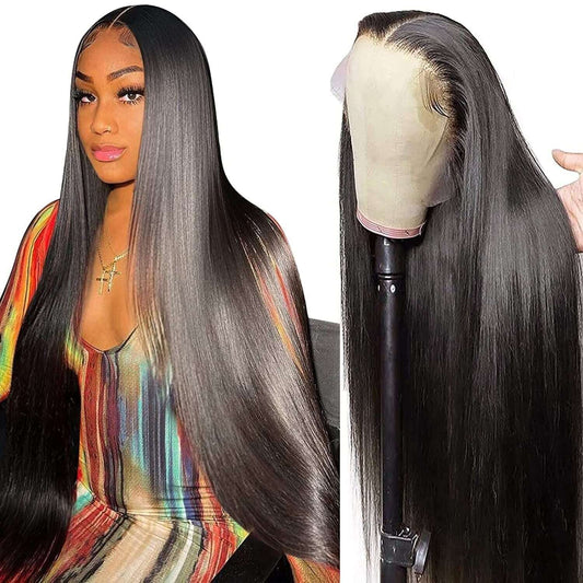 YYONG Straight 13x6 Lace Front Wigs Human Hair Wigs