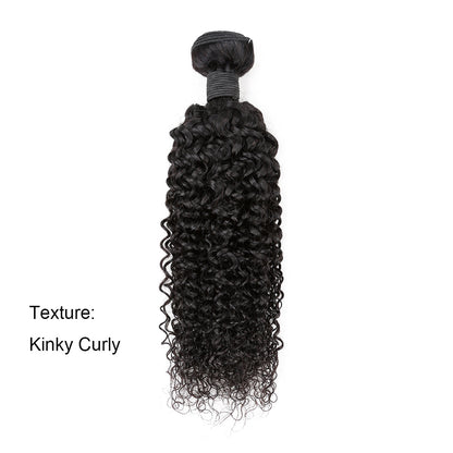 YYONG Human Hair 1 Bundle Straight/Body Wave/Deep Wave/Kinky Curly/Water Wave/Loose Deep Wave
