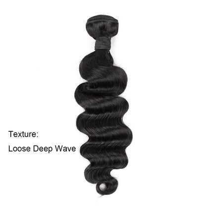 YYONG Human Hair 1 Bundle Straight/Body Wave/Deep Wave/Kinky Curly/Water Wave/Loose Deep Wave